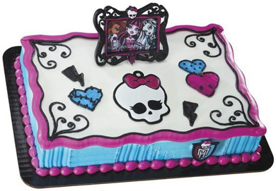  کیک تولد دخترانه: کیک هایی از کارتون مانستر‌های! 
