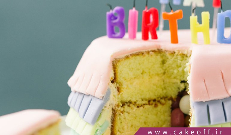  کیک تولد ساده و بدون خامه؟ هرگز! 