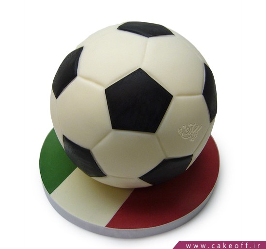 کیک تولد پسرانه - کیک فوتبالی تیم ایتالیا | کیک آف