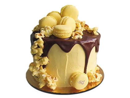 سفارش کیک آنلاین - کیک تولد آبشار طلایی | کیک آف