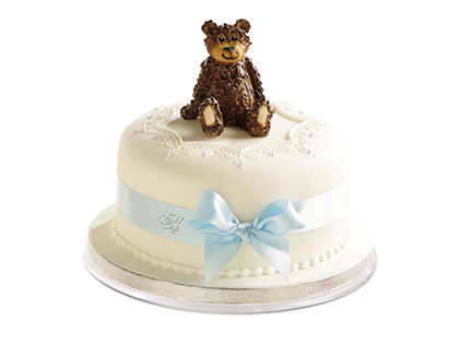 کیک تولد بچه گانه - کیک کارتونی خرس تنبل | کیک آف