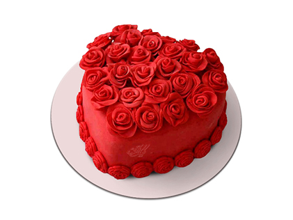 سفارش آنلاین کیک - کیک ولنتاین قلب تو | کیک آف