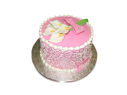 سفارش اینترنتی کیک در اصفهان - کیک تولد دخترانه ژینو | کیک آف