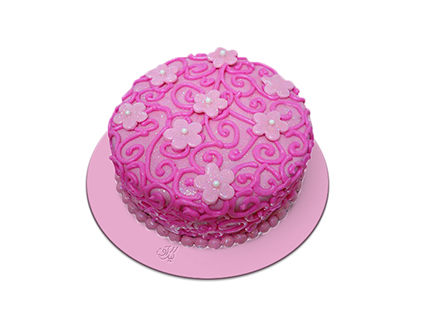 خرید اینترنتی کیک - کیک دخترانه بوژانه | کیک آف