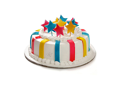 سفارش کیک فوندانت در اصفهان - کیک جشن ستاره ها | کیک آف