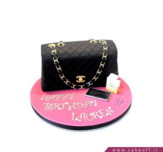  کیک دخترانه کیف شنل 1 