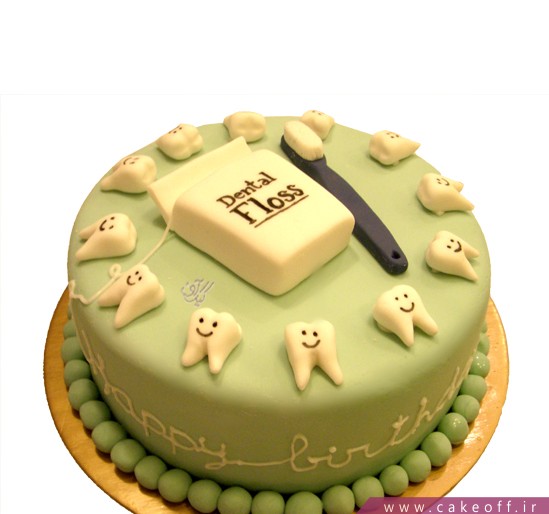 سفارش کیک تولد خاص - کیک جشن دندونی دندان شیری | کیک آف