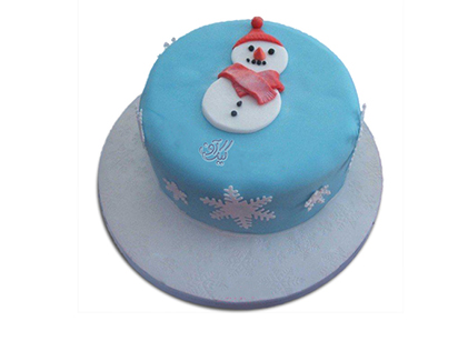 سفارش کیک تولد کودک - کیک آدم برفی یخی | کیک آف