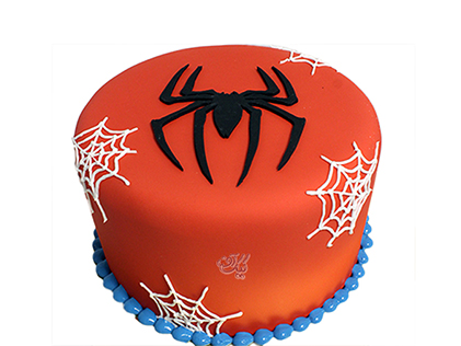 سفارش کیک خاص - کیک تولد اسپایدر | کیک آف