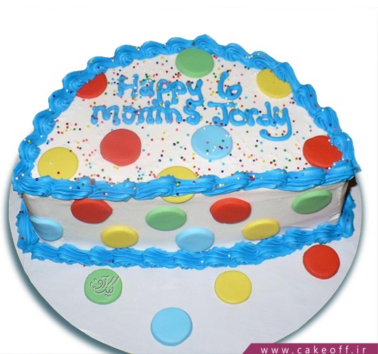  کیک شش ماهگی توپ توپی 