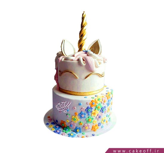 انواع کیک تولد دخترانه - ککیک اسب تک شاخ زیبا | کیک آف
