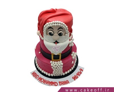 کیک فوندانتی - کیک بابانوئل سخاوتمند | کیک آف