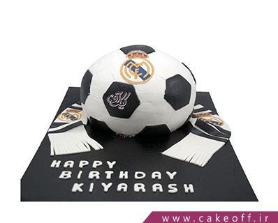 انواع کیک تولد - کیک رئال مادرید پر طرفدار | کیک آف