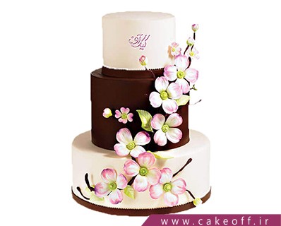 کیک عروسی - کیک عقد و عروسی با تو عمری | کیک آف