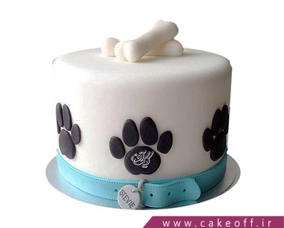 کیک تولد سگ - کیک سگ با وفا | کیک آف