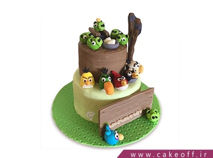 کیک تولد بچه گانه - کیک انگری بردز 24 | کیک آف