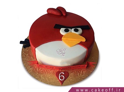 کیک تولد بچه گانه - کیک انگری بردز 23 | کیک آف