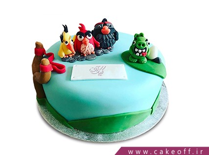 کیک تولد بچه گانه - کیک انگری بردز 12 | کیک آف