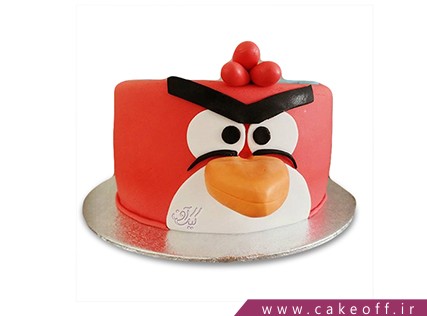 کیک بچه گانه - کیک تولد انگری بردز 27 | کیک آف