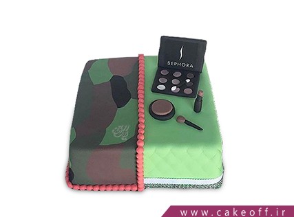کیک زنانه - کیک لوازم آرایش 4 | کیک آف