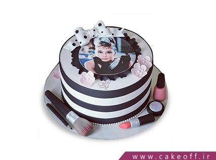 کیک دخترانه - کیک لوازم آرایش 24 | کیک آف