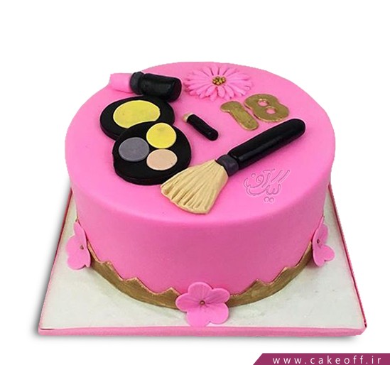  کیک لوازم آرایش 16 