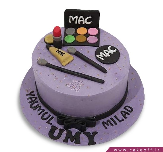 کیک تولد دخترانه - کیک لوازم آرایش ۱۷ | کیک آف