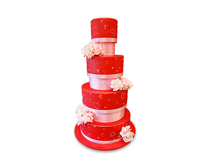 کیک عقد و عروسی آذر مینا | کیک آف