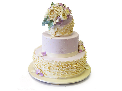 کیک عقد و عروسی - کیک آلاگل | کیک آف