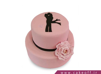 کیک عاشقانه - کیک آژاکسیو | کیک آف