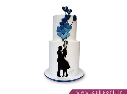 کیک برای ولنتاین - کیک آلساندریا | کیک آف