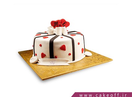 سفارش کیک سالگرد ازدواج - کیک هدیه ی زندگی ام | کیک آف