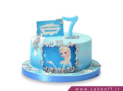 کیک تولد دخترانه السای دلربا | کیک آف