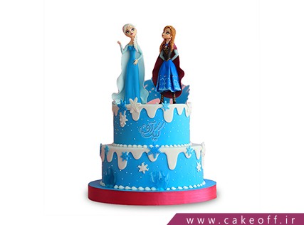 کیک دخترانه السا و آنا 5 | کیک آف