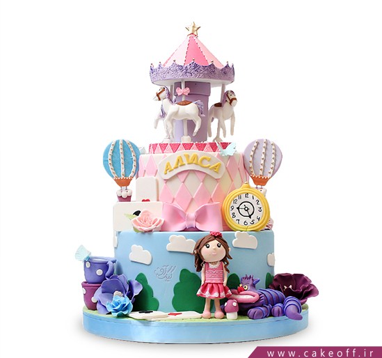 کیک تولد دختر بچه رویای دخترک | کیک آف