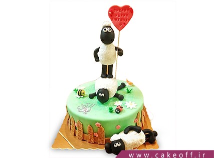 کیک تولد حیوانات - کیک بره ناقلا 7 | کیک آف