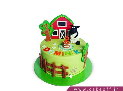سفارش کیک آنلاین - کیک حیوانات - کیک بره ناقلا 11 | کیک آف