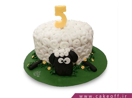 سفارش آنلاین کیک - کیک حیوانات - کیک بره ناقلا 10 | کیک آف