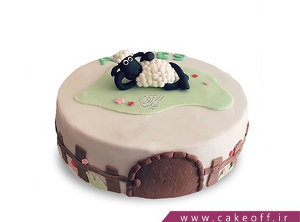 سفارش کیک آنلاین - کیک حیوانات - کیک بره ناقلا 12 | کیک آف
