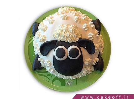 سفارش کیک انلاین - کیک حیوانات - کیک بره ناقلا 14 | کیک آف