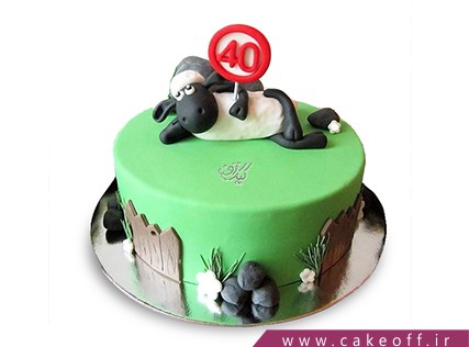 سفارش اینترنتی کیک - کیک حیوانات - کیک بره ناقلا 15 | کیک آف