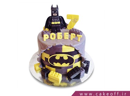 کیک تولد پسرانه - کیک بتمن 14 | کیک آف