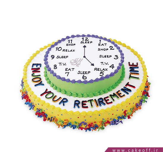  کیک بازنشستگی ات مبارک 