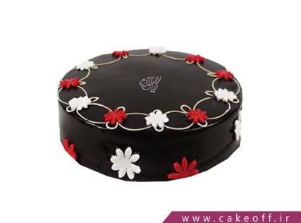 کیک شکلاتی - کیک ضیافت گل ها | کیک آف