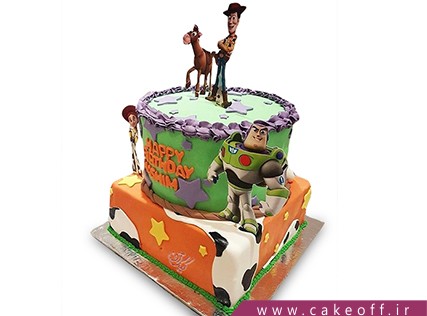 کیک تولد بچگانه - کیک داستان اسباب بازی ها 6 | کیک آف