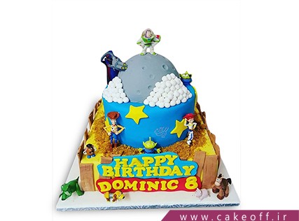 کیک تولد بچگانه - کیک داستان اسباب بازی ها 4 | کیک آف
