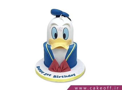 کیک کارتونی - کیک دونالد داک 2 | کیک آف