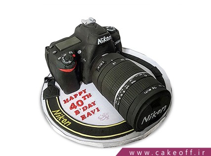 کیک تولد هنری - کیک دوربین 20 | کیک آف