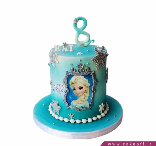  کیک دخترانه السا ملکه یخ ها 
