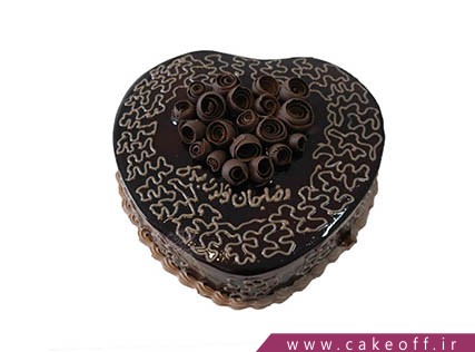 کیک شکلاتی - کیک داستان عشق | کیک آف